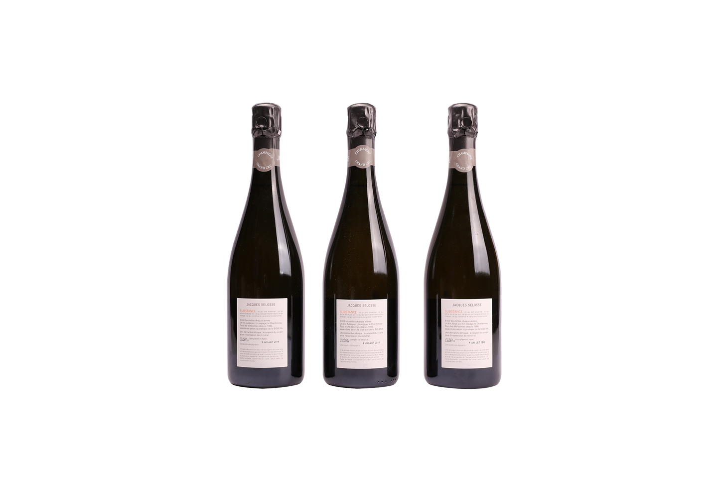 JACQUES SELOSSE SUBSTANCE DIGORGED IN 2018 JULY 8th NV 750ml LB(3)