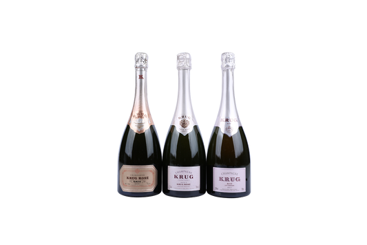 KRUG ROSE  LE TRILOGIE (82/83, 95/96, 23RD EDITION), JP LABEL (1)  NV 750ml LB(3)