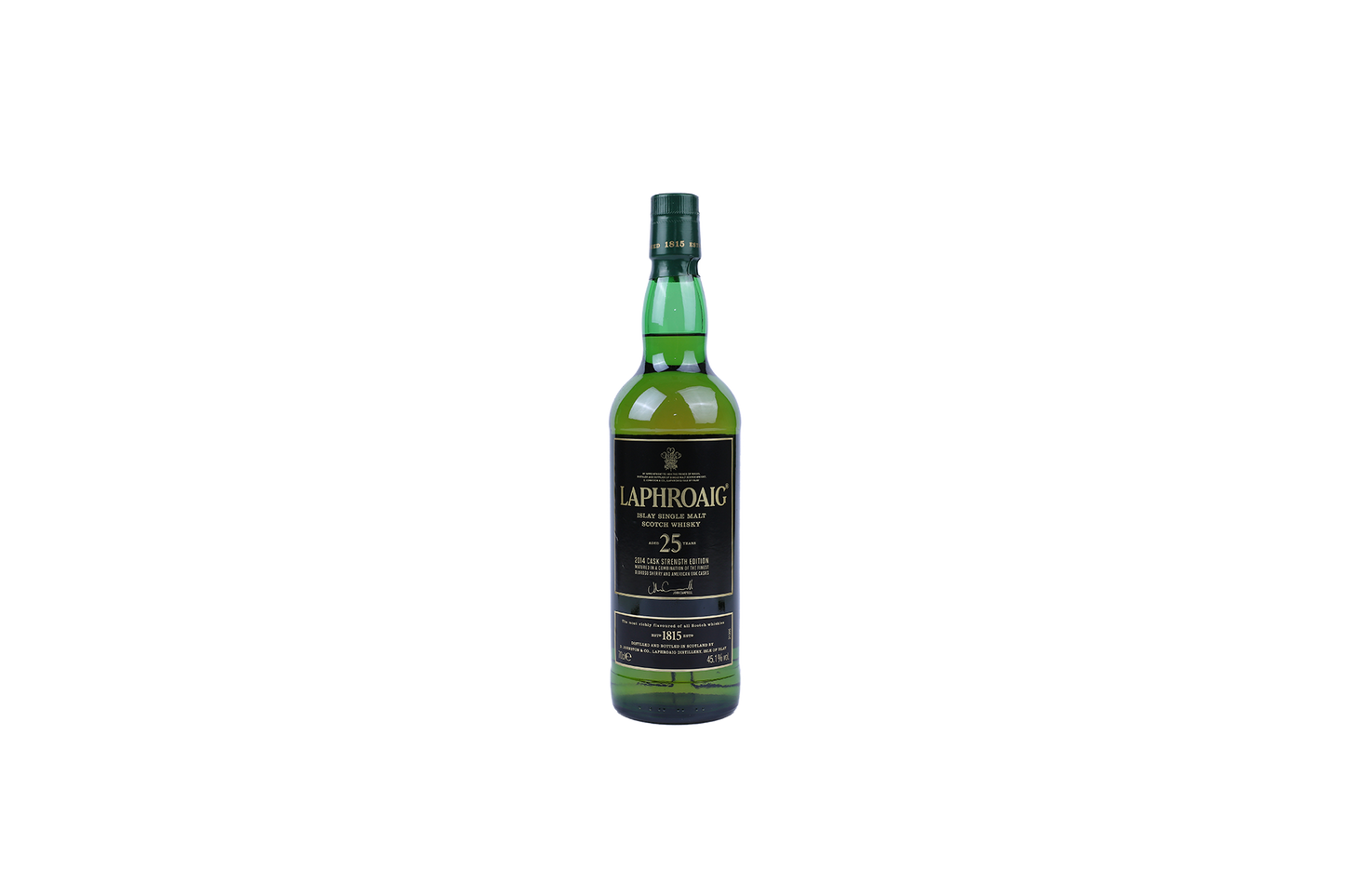 LAPHROAIG  25 YO, 2014 CASK STRENGTH EDITION, 45.1% ALC.  NV 700ml OC(1)