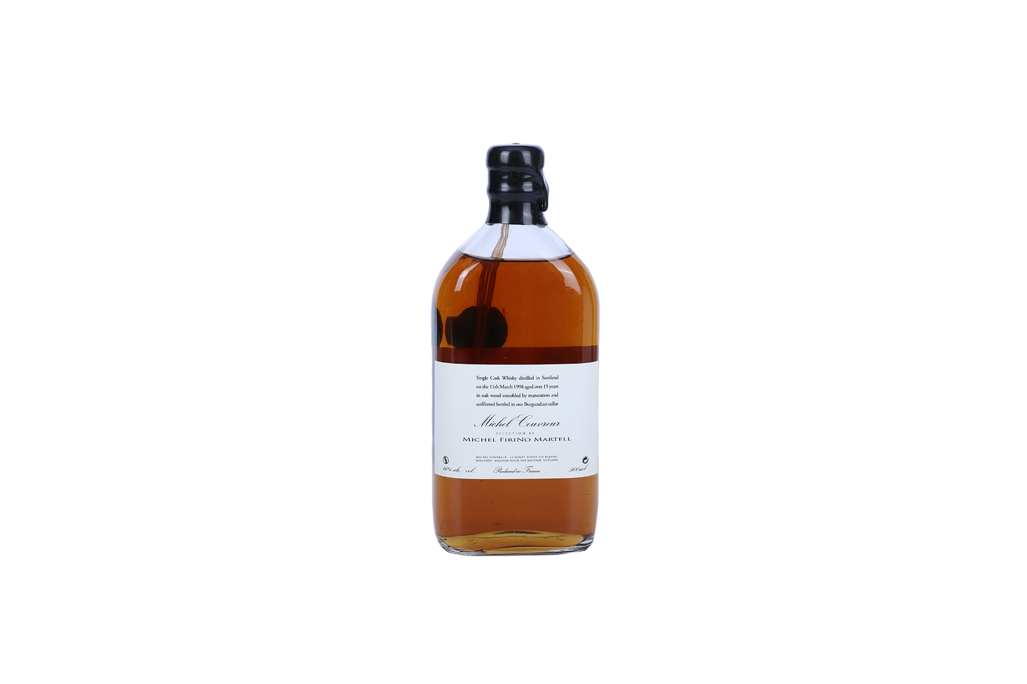 MICHEL COURVEUR  SINGLE CASK WHISKY 15 YO 1998 SELECTION BY MICHEL FIRINO MARTELL  1998 500ml LB(1)