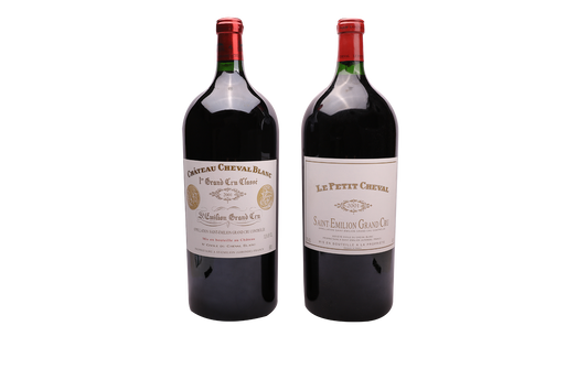(SAINT EMILION) CHATEAU CHEVAL BLANC+ LE PETIT CHEVAL IMPERIAL 2001 6000ml OWC(2)