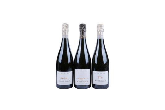 JACQUES SELOSSE TRIO OF 2009 DISGORGED (INITIAL, VO, SUBSTANCE) NV 750ml LB(3)