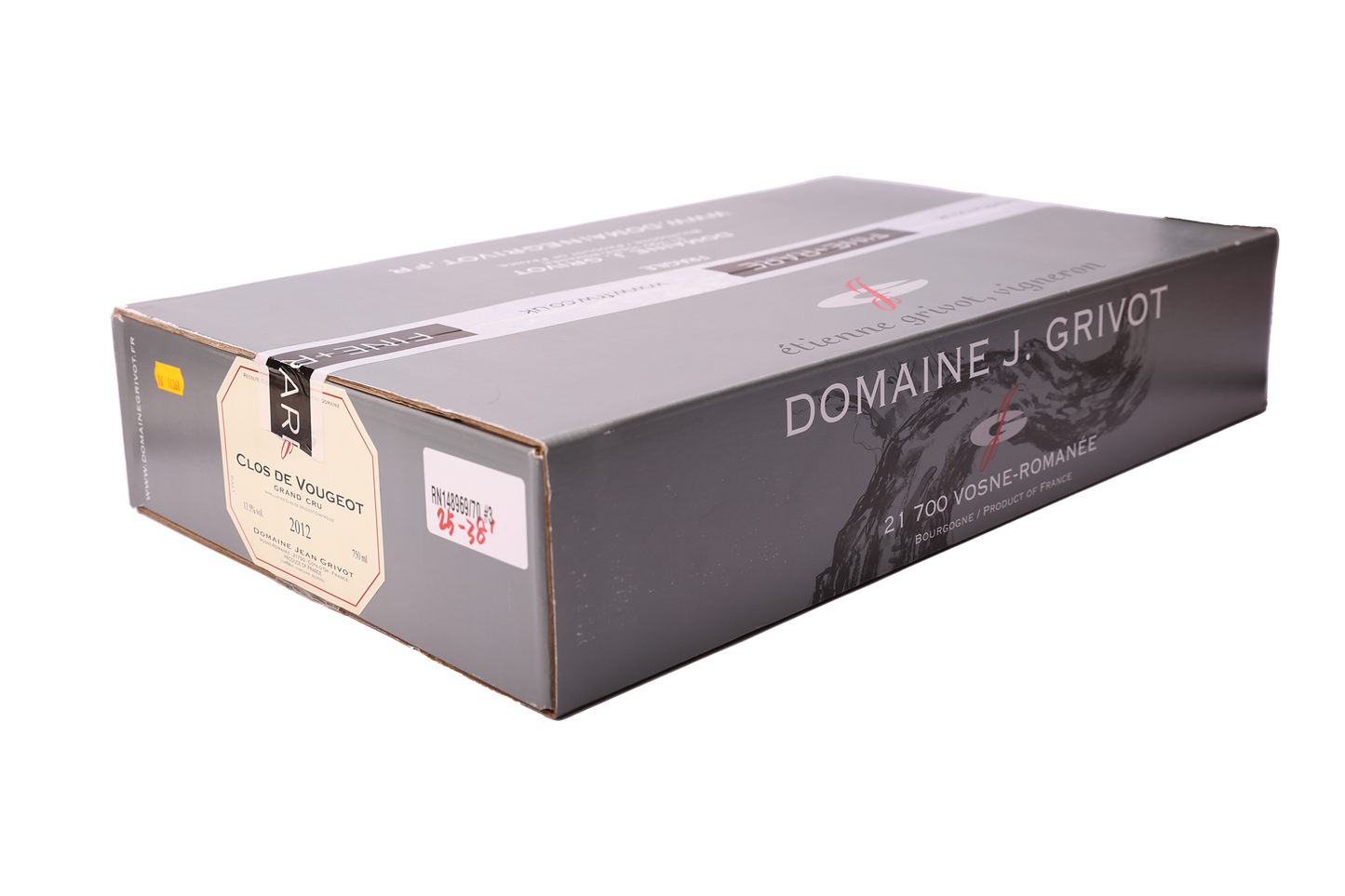 DOMAINE JEAN GRIVOT CLOS VOUGEOT GRAND CRU 2012 750ml OC(6)